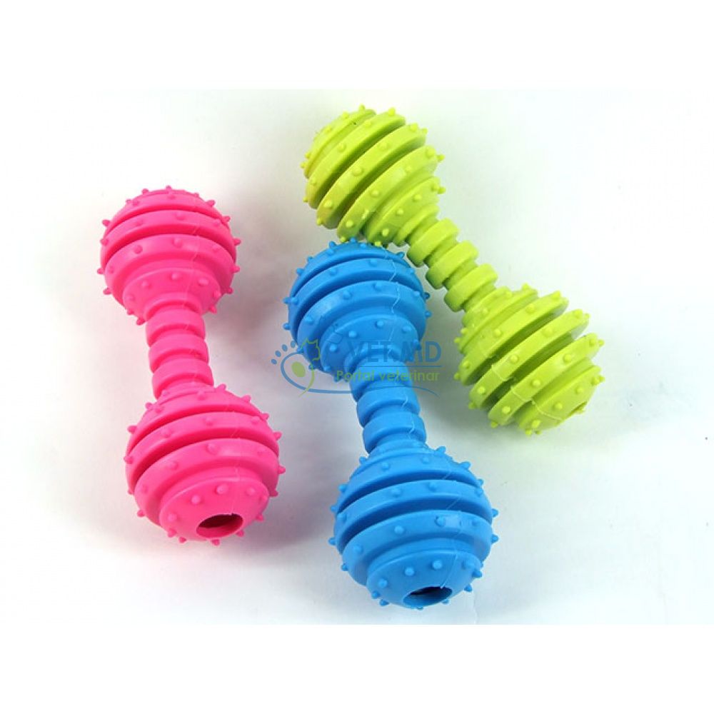 Игрушка резиновая Штанга 12,5см